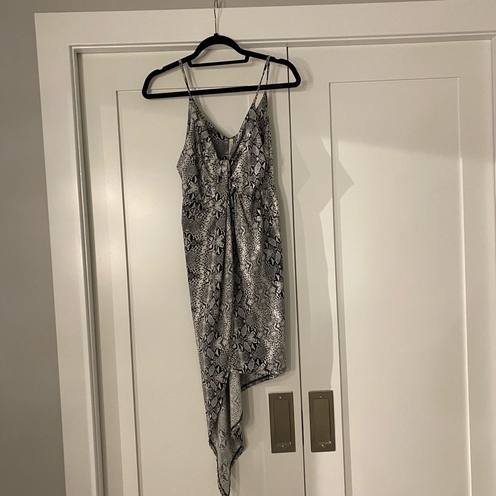 Asymmetric summer dress